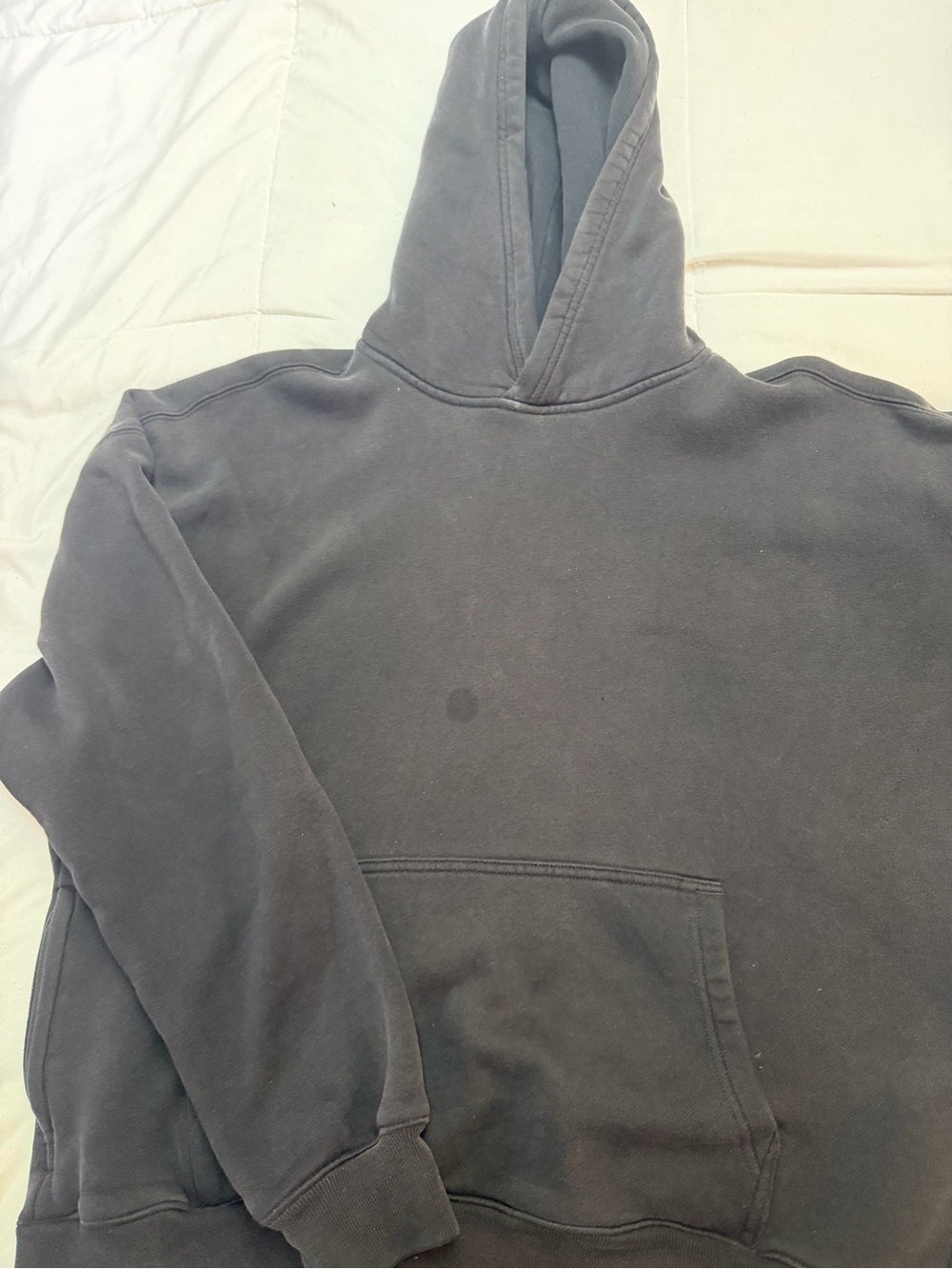 Hollister Men's Black Hooded Pullover Sweatshirt